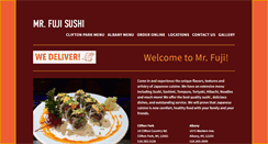 Desktop Screenshot of mrfujisushi.com