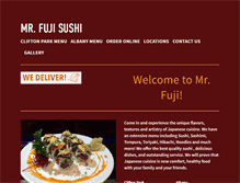 Tablet Screenshot of mrfujisushi.com